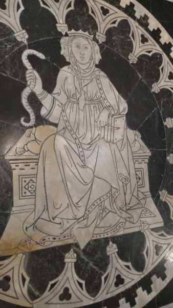 Prudence Book Snake Four cardinal virtues, prudence, solar disc, snake